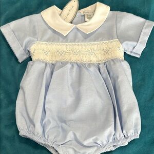 NWT baby boys smocked bubble